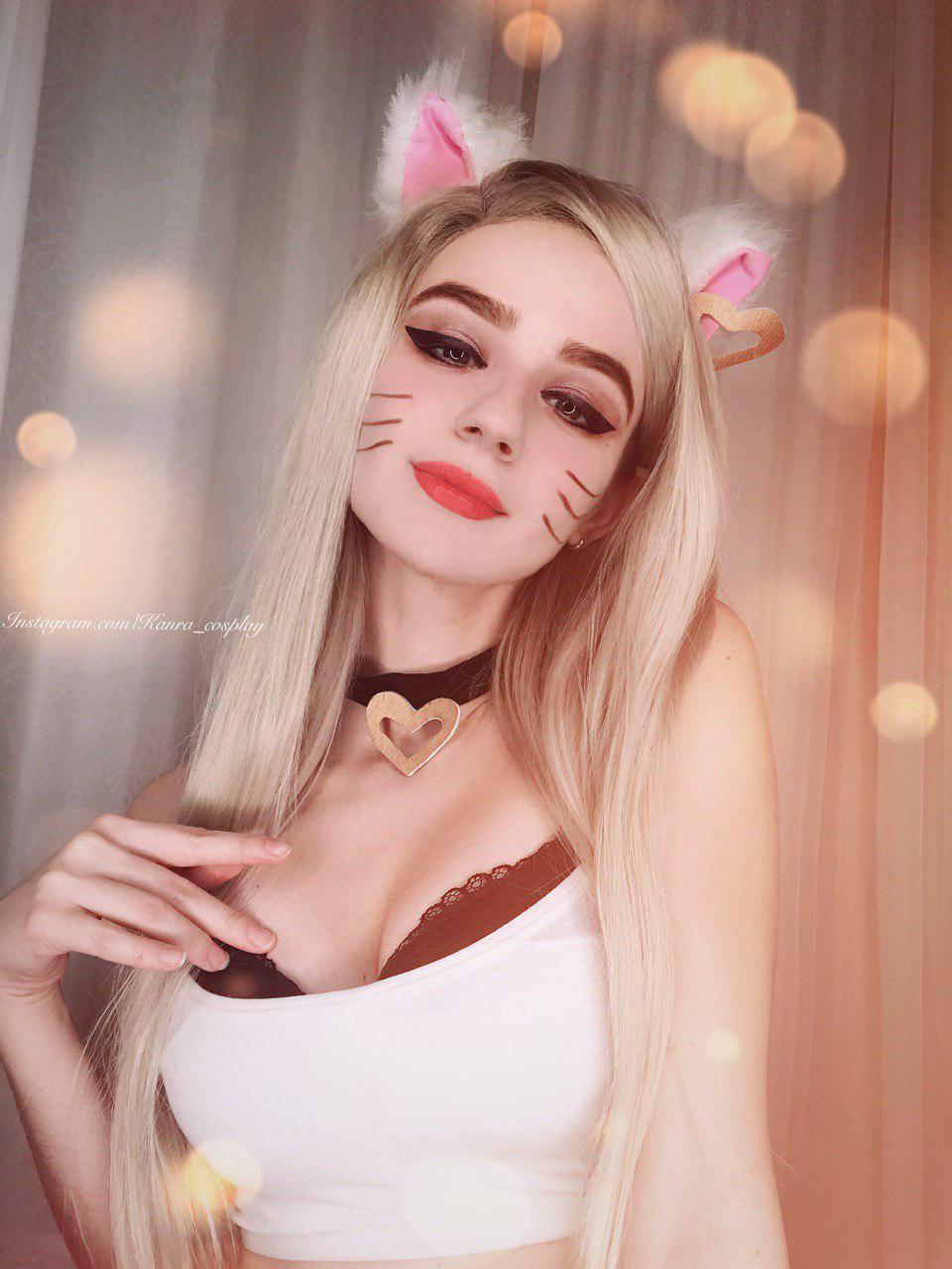Who Is Your Favorite KDA Girl? Ahri Cosplay Test By Kanra_cosplay