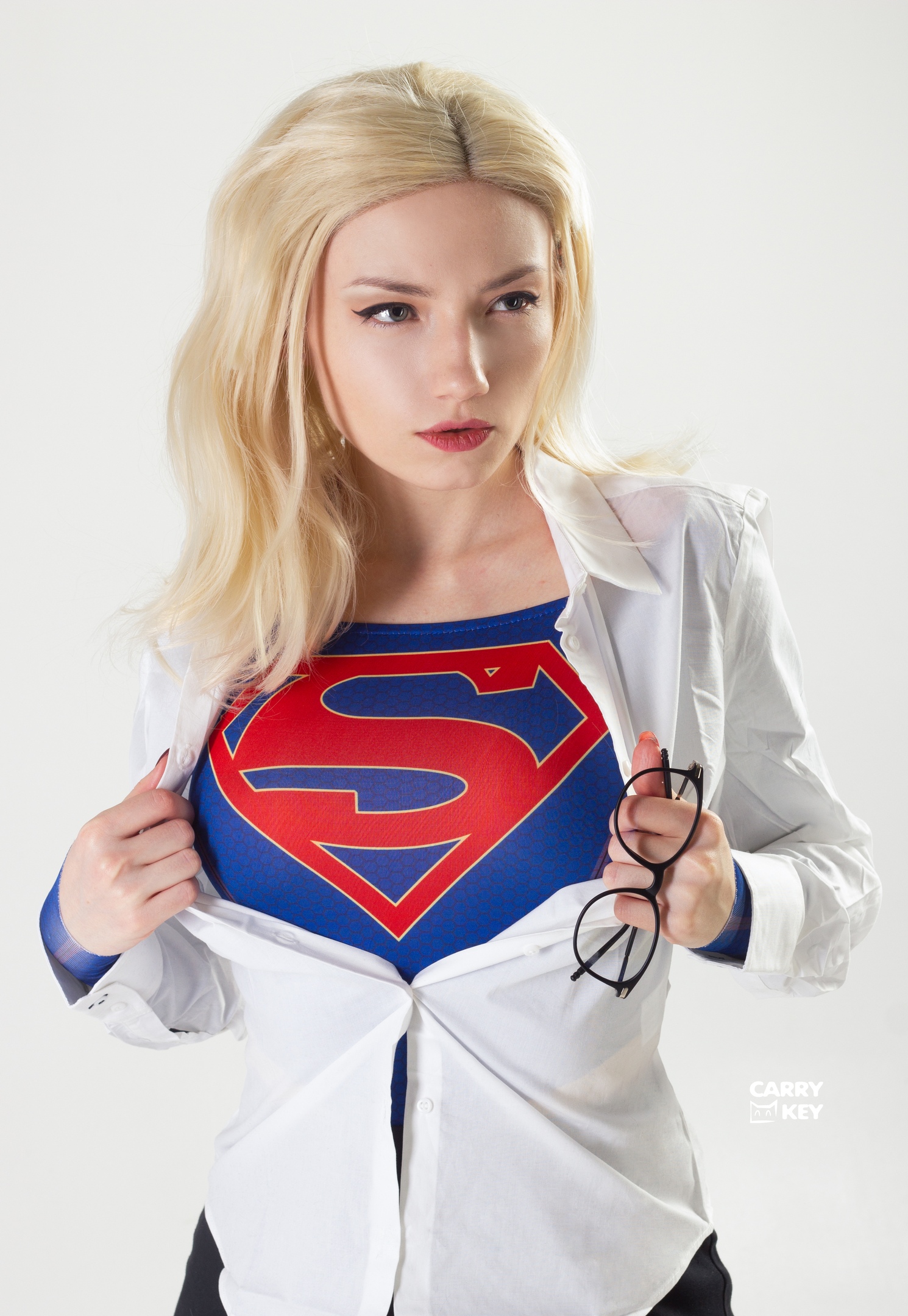 Supergirl Cosplay By CarryKey Boobies.