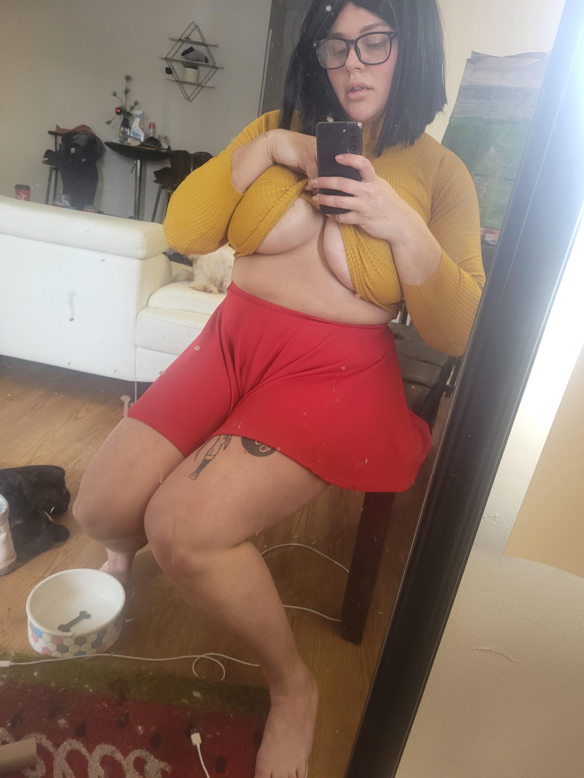 NSFW Velma Dinkley From Scooby Doo By @musclegoddess