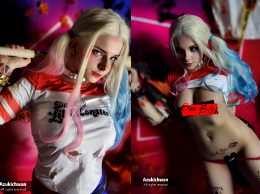Harley Quinn Cosplay By Azukichwan