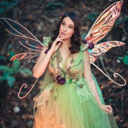Meg Turney As A Green Fairy
