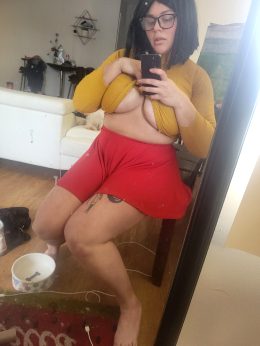 NSFW Velma Dinkley From Scooby Doo By @musclegoddess