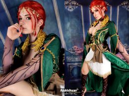 Triss Merigold From The Witcher 3 By Azukichwan