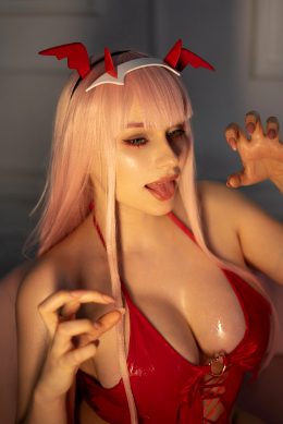 Zero Two From Darling In The Franxx By Shadory