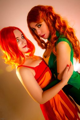 Lina And Windranger From Dota2 By Me And RedApple_Girl.