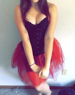 Little Red & Black Dress