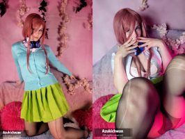 Miku Nakano From The Quintessential Quintuplets By Azukichwan