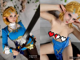 Princess Zelda From BOTW By Azukichwan